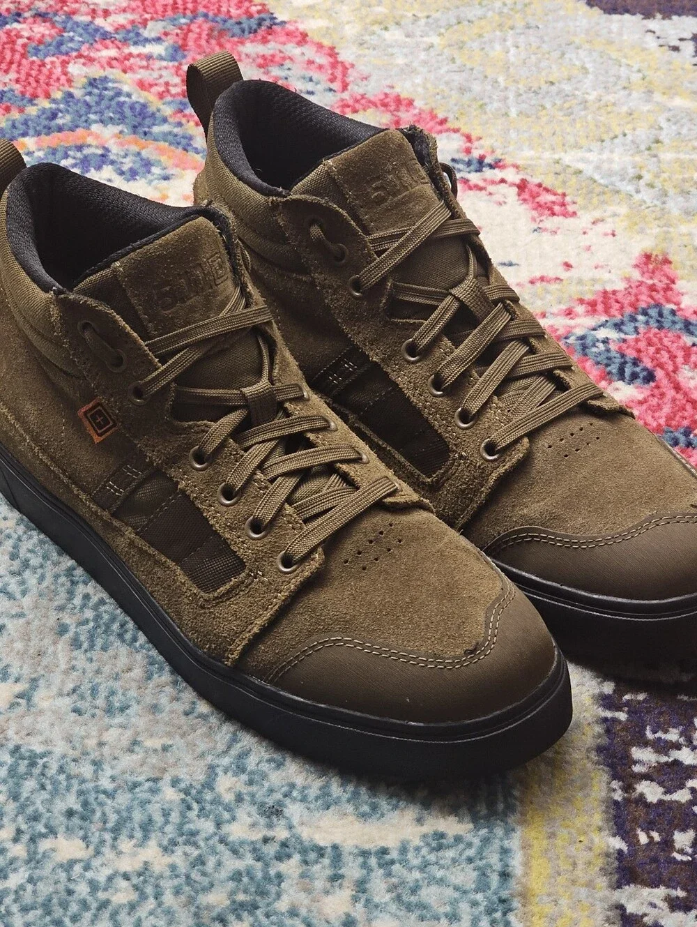 5.11 Tactical Norris Sneaker High Top Boots Mens Size 12 Brown Chukka Tactical
